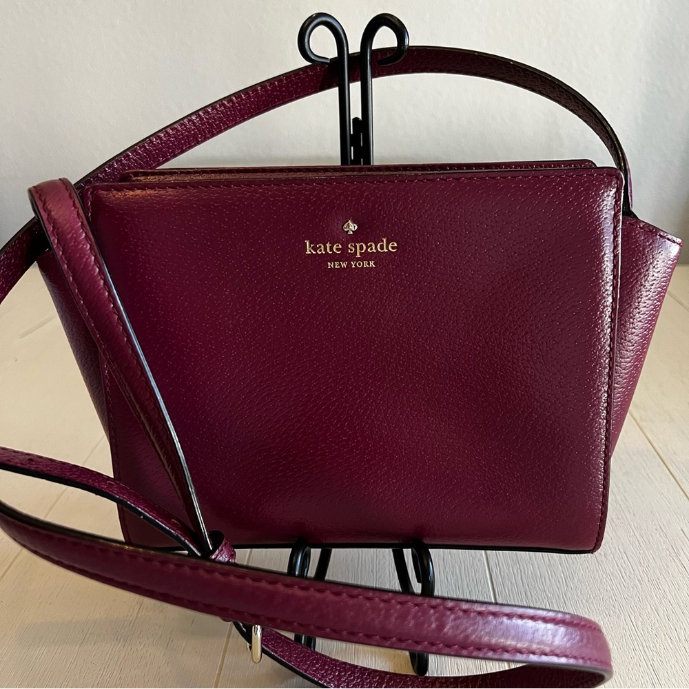 Kate Spade Grand Street Hayden Crossbody - Burgundy